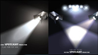 Proyector de luz - vector de material