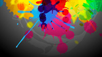 Couleur de fond de peinture splash 01 - Vector