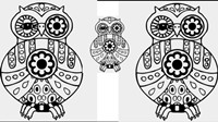 Chouette de graphiques vectoriels