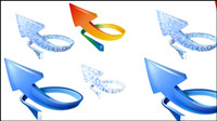Cristal vecteur flche