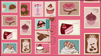 Illustration de bande dessine de timbres 01 - Vector