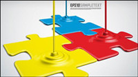 Art design peinture vectorielle de style matriels -4