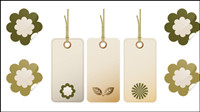 Bookmark motif fin - Vector