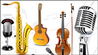 Instrument matriel Beaux - matriel vecteur
