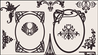 Europenne matriels motif de fond 02 - matriel vecteur