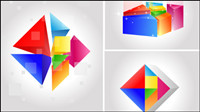 Siete de cambio de color vector de material