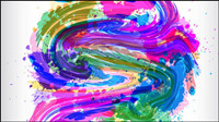 Derrire le motif de pigments de peinture 01 - Vector