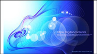 Stunning Phantom streamline background vector material -2