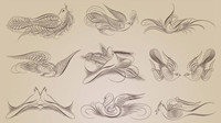 Exquisite motif dcoratif 05 - vecteur