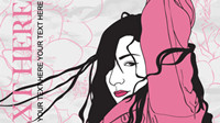 Mode beaut Cartoon 03 - vecteur