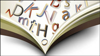 Livres et matriel lettres 02 - vecteur