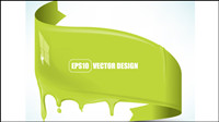 Flowing pigment 02 - vector