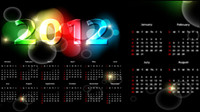 Calendrier 2012 04 - vecteur
