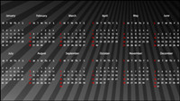 Calendrier 2012 02 - vecteur
