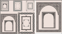 Frontire motif fin 05 - matriel vecteur