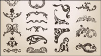 Style europen matriel vecteur de dentelle motif de