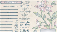 Motif de dentelle de style europen 02 - matriel vecteur