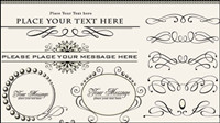 Bordure en dentelle de style europen 02 - matriel vecteur