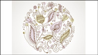 Motif de fond fine 03 - vecteur