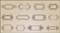 Exquisite motif dcoratif 03 - vecteur
