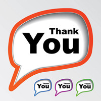 Vecteur de dialogue ThankYou