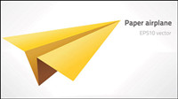 Vecteur matriel avion en papier