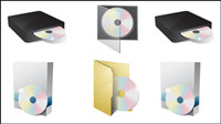 Icône CD-ROM 02 - vecteur
