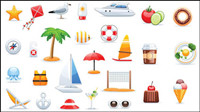 A variety of icon sets 02 - vector