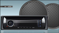 Vecteur Autoradio - 3