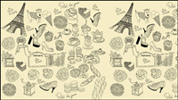 Paris, France, vecteur matriel -2