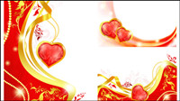 En forme de coeur vecteur Pendentif