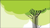 Ligne de bande dessine est publi sur un arbre 01 - vecteur