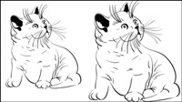 Le matriel animal chat 05 - vecteur