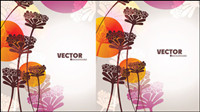 Bellas flores vector material -4
