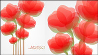 Mode du matriel vecteur fleurs -4