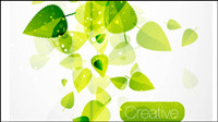 Printemps des feuilles vert 02 - matriel vecteur