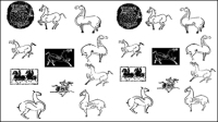 Animal rubbing vector material