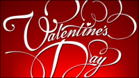 Valentine WordArt fond 04 - vecteur matriel