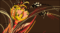Colorido patrn de lneas 05 - vector de material