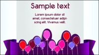 Style de texte du plan-squence vecteur matriel modle -4