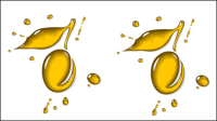 Gotitas de agua Bebidas textura 03 - vector de material