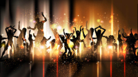 Colorful dance de fond