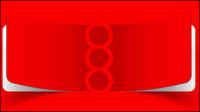 Rojo y blanco con las notas 05 - vector de material