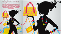 Silhouette de beaut Fashion 03 - vecteur