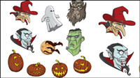 Matriau Halloween - vecteur