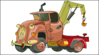Peints main cartoon voiture 04 - vecteur