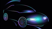 Material de auto Gorgeous 02 - vector material