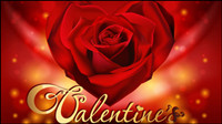 Cartes du jour de la Saint-Valentin Retro 03 - vecteur