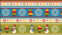 Dessin anim fond motif de Noël 05 - matriel vecteur