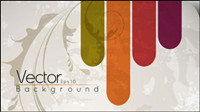 Nostalgic patrn de fondo 01 - vector de material